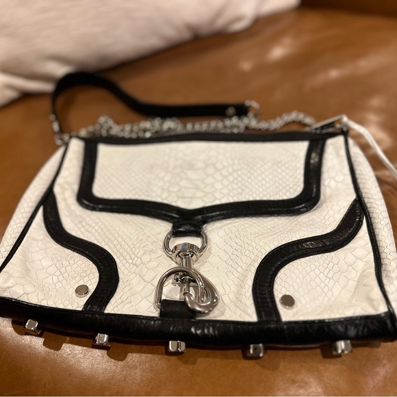Rebecca Minkoff MAC black and white leather shoulder bag - Picture 5 of 5